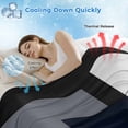 thumbnail image 3 of Black Blue White Cooling Blanket, Lightweight Breathable Summer Throw Blanket with Double Sided Cold Effect,Contemporary Minimalist Geometric Picnic Beach Blankets Bed Sheet for Hot Sleepers 30"x40", 3 of 8
