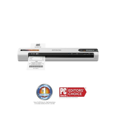 Epson RapidReceipt RR-70W Wireless Mobile Receipt and Color Document Scanner