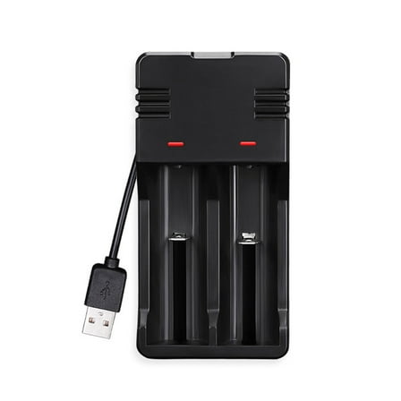 Zeiwohndc USB 18650 Battery Charger for 26650,14500,10440,16340,21700 Fast Charger