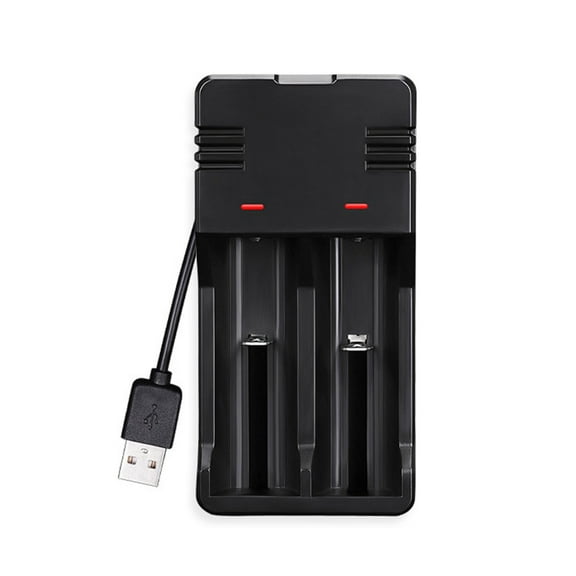 Zeiwohndc USB 18650 Battery Charger for 26650,14500,10440,16340,21700 Fast Charger