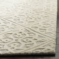 thumbnail image 3 of SAFAVIEH Cambridge Mirko Geometric Wool Area Rug, Light Gray/Ivory, 4' x 6', 3 of 8