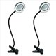 thumbnail image 1 of Clip de Lámpara de Escritorio de 48 LED con Luz de Lupa 5X 360°Ajustable 3 Modos Luz de Escritorio LED para Cama Escritorio Trabajo Manualidades-2 Piezas, 1 of 10