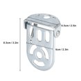 thumbnail image 1 of Foot 1 Pair  Folding Foot Rest for Kids Bike Rear  Safety Footrest Foot Plates Pedals, 1 of 7