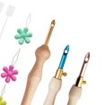 thumbnail image 3 of Guardoinrt Efficient Embroidery Punch Needle Pen Sewing Kit Knitting Tool 3x Needle 5 Threader 10cm 1Set, 3 of 6