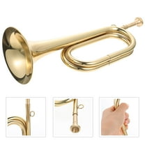 WHAMVOX Horn Trumpet 1Pcs Golden for Musical Instruments and School Band
