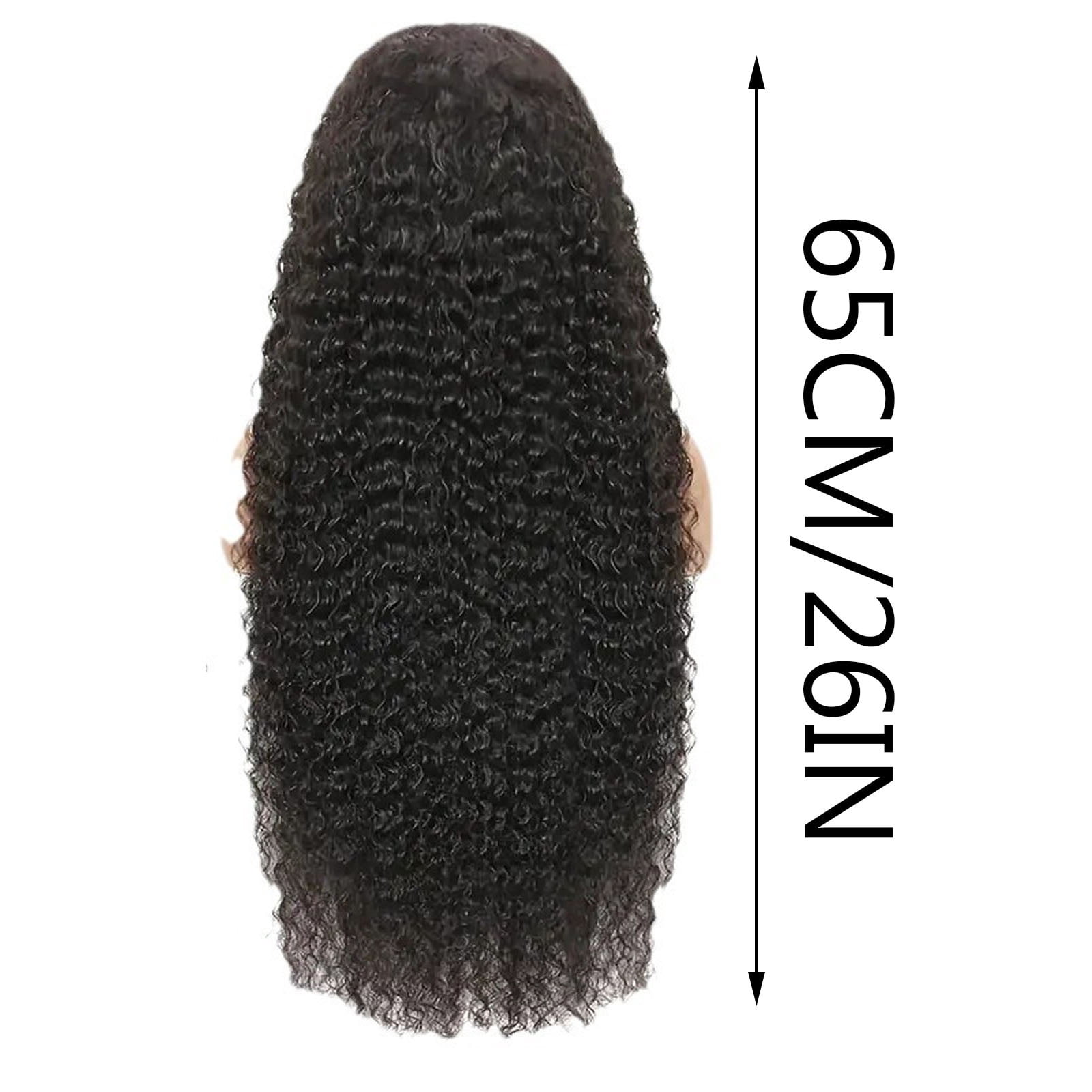 Taylonsss Front Lace Wigs Hair Pre Plucked Wigs Hair Glueless Wigs Human Hair For Black Women Brazilian Wig Water Ripple Corn Perm 65cm
