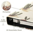 thumbnail image 3 of FORMRS 3 Ring Photo Album 4"x6" Self Adhesive Large Capacity PU Leather Cover, Cowboy Pattern, 3 of 7