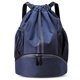 thumbnail image 1 of Mochila De Baloncesto Bolsa de deportes de viaje con cordón para natación, impermeable, doble cremallera, ligera, 1 of 7