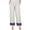 White, variant on Casual Pants for Womens Cotton and Linen Plus Size Printing Elastic Loose Pants Straight Wide Leg Trousers Pocket Pant