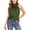 Army Green, variant on Mock Neck Halter Tops for Women Sleeveless Bow Tie Back Blouse Casual Going Out Tops,L,Army Green