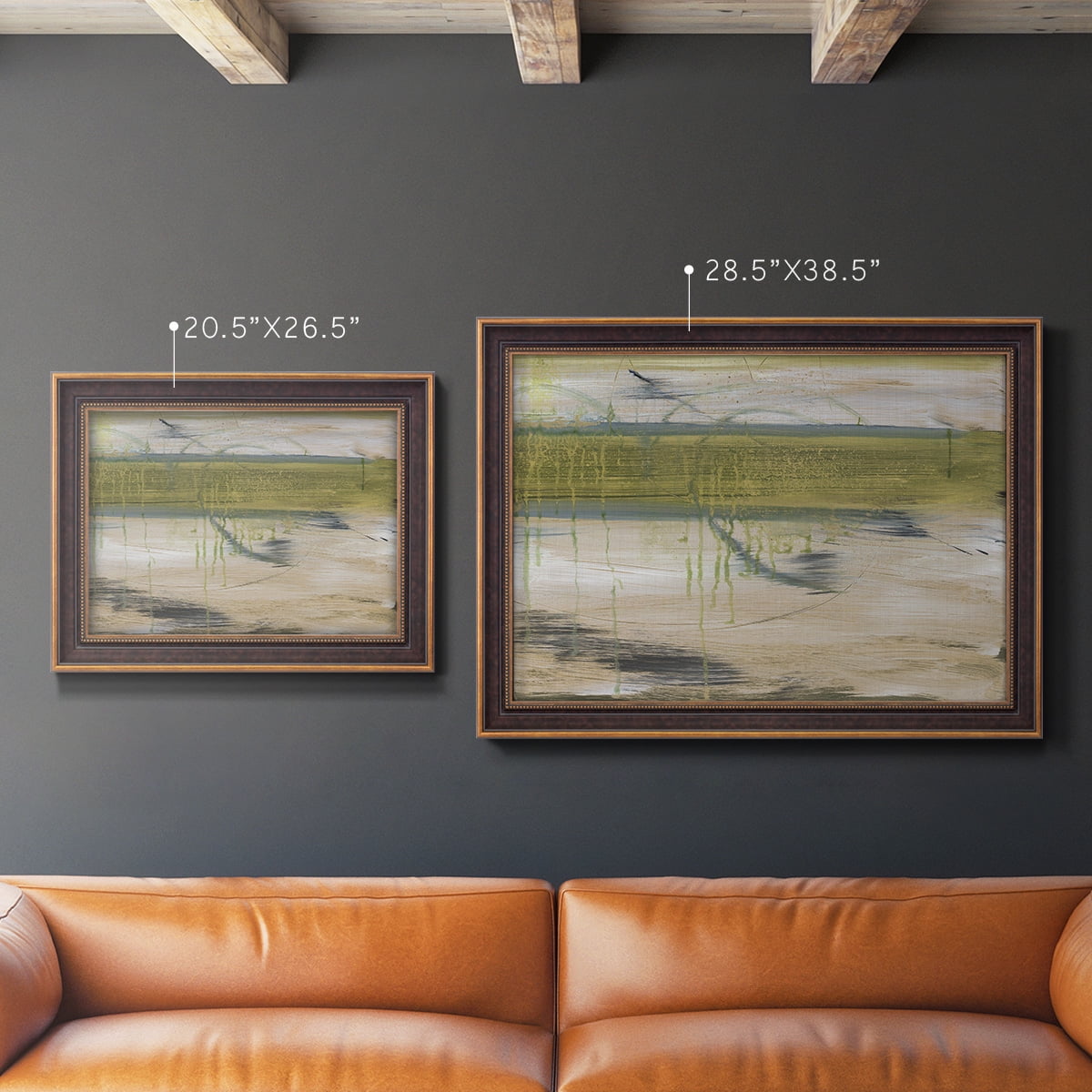 Aquatic Reflections I Premium Framed Canvas- Ready to Hang