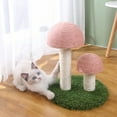 thumbnail image 4 of Uklsqma Natural Sisal Cat Climbing Frame Scratch Post | Large Durable Cat Tree Tower with Carpet Base | Interactive Kitten Climber and Scratcher | Indoor Cat Furniture for Jumping and Playing, 4 of 6