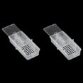 thumbnail image 1 of Easy Use Transparent for Beekeeper Porous PP Insect Equipment Beekeeping Tools Queen Bee Cage Bee Transport Cages 2PCS, 1 of 1
