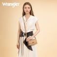 thumbnail image 3 of Wrangler Crossbody Bag for Women Small Wallet Purse RFID Blocking Clutch Phone Purse, Tan, 3 of 7