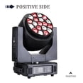 thumbnail image 5 of Jacmui Hot Sale 19*15w Led Big Bee Eyes Zoom Moving Head Stage Light, 5 of 5