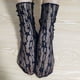 thumbnail image 3 of Calcetines de malla con encaje de flores de tubo medio para mujer, calcetines bajos de jacquard frescos, calcetines de estilo japonés, calcetines finos de verano, 3 of 6