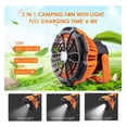thumbnail image 3 of Ventilador portátil de camping unbrand 3 en 1 con luz LED y batería de 5200 mAh, 3 of 3