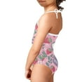 thumbnail image 4 of FOR U DESIGNS Koala Strawberry Halter Neck Swimwear for Girls Kawaii One Piece Sleeveless Bathing Suits Breathable Kids Off Shoulder Swimsuit Size 5-6 Years, 4 of 6