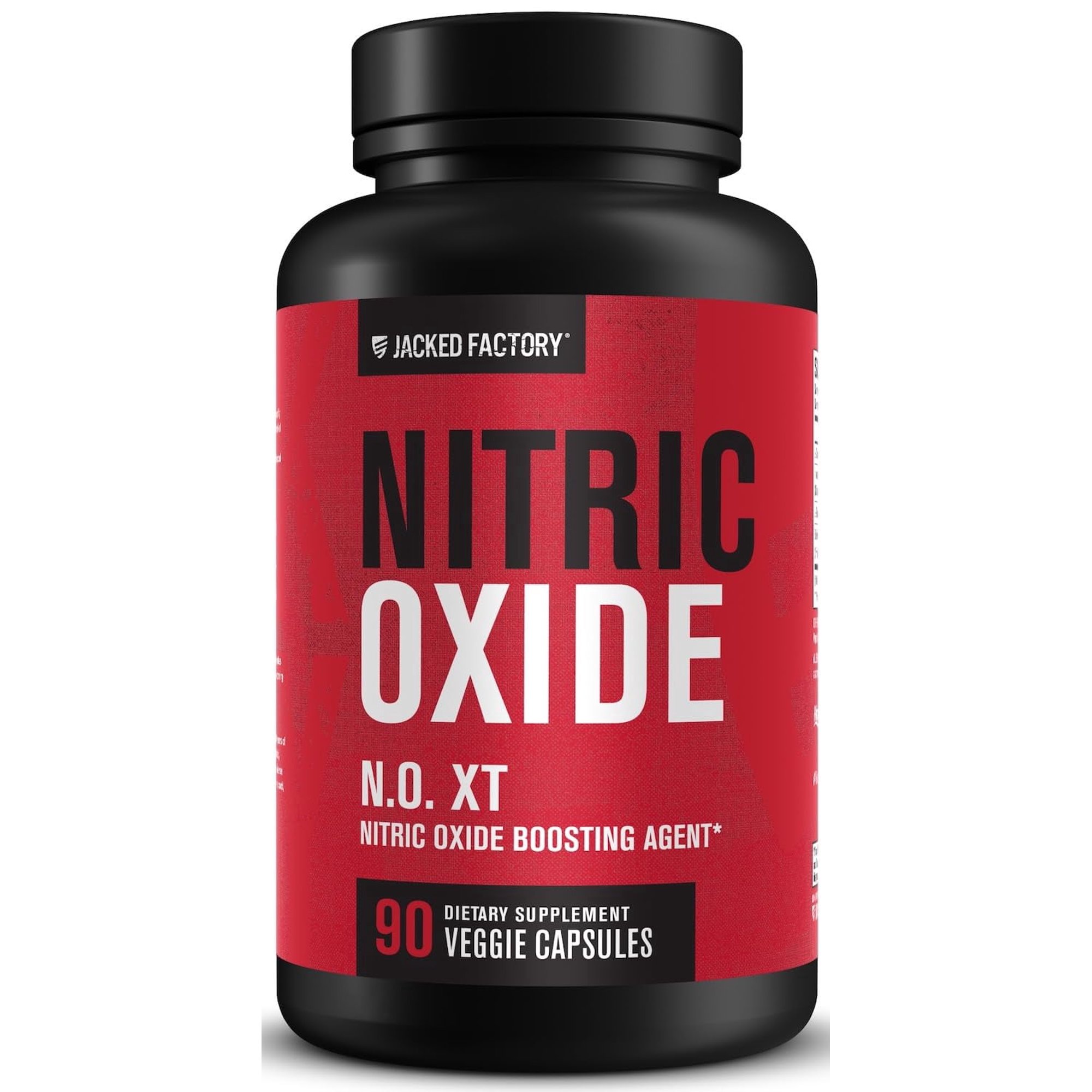 Jacked Factory N.O. XT Nitric Oxide Supplements for Men w/ Nitrosigine L Arginine L Citrulline Supplement for Muscle Pumps & Vascularity - Pre Workout Nitric Oxide Booster & Muscle Builder - 90 Caps