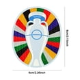 thumbnail image 2 of Peggybyg UEFA Euro 2024 Logo Iron on Stickers Washable Long-Lasting Heat Transfer Decals, 2 of 4