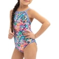 thumbnail image 1 of Dolfin Girls' Uglies Keyhole Back One Piece Swimsuit, 1 of 2
