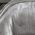 thumbnail image 6 of Riverbrook Home 7 Piece Comforter Set, Queen, Silver, Turin Silver Crinkle Velvet, Polyfill, Adult, 6 of 7