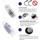 thumbnail image 2 of Paris Car Door LED Light Projector, 4-Pack 3D Ghost Lights Upgrade Welcome Light, 2 of 5