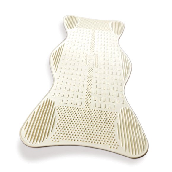 AquaSense Non-Slip Bath Mat with Invigorating Massage Zones, Large 40" X 15"