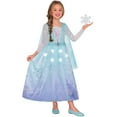 thumbnail image 1 of Light Up Icy Snow Princess Costume - Girls - S, 1 of 7