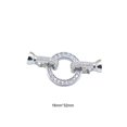 thumbnail image 4 of Guardurnaity Botón de diamantes de imitación para fiesta, boda, vacaciones, decoración, collar de joyería, manualidades DIY, encontrar accesorios Ropa, zapatos y accesorios Miscelánea Oro blanco Guardurnaity AP015985-01, 4 of 6