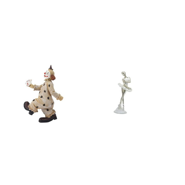 Figuras de payaso,Estatua de payaso,escultura,adorno de mesa,Colección de estatuillas de payasos adorables,Figura de escritorio,Estatua de bailarina de ballet,adorno de escritorio para