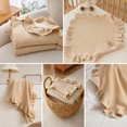thumbnail image 4 of Dvumao Muslin Blanket With Ruffle Soft Breathable Cotton, 4 of 7