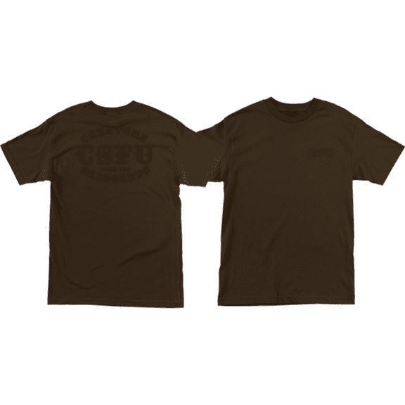Creature Skateboards Club Support Short Sleeve T-Shirt Dark Chocolate, Small, Men's