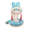 thumbnail image 1 of Juguete de peluche de serpiente para el Año Nuevo chino 2025, adorno de peluche, regalo, figura de serpiente Azul 25cm, 1 of 9