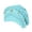 34#Blue, variant on Hijab Braid Silky Turban Hats for Women Cancer Chemo Beanies Cap Headwrap Headwear Light Blue One Size