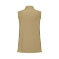 thumbnail image 3 of Yigetop Sleeveless Cardigans for Women! Women's Sleeveless Jackets Cardigan Waistcoat Work Vest Tops Long Vest for Women Sleeveless Khaki 5XL, 3 of 4