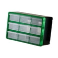 thumbnail image 4 of Almencla Drawer Storage Cabinet Multi Grid Bead Case Compartment Organizer for Family Green 9 medium grid, 4 of 8