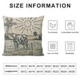 thumbnail image 5 of HENGT Throw Pillow Cover Cows Grazing In Farmland Landscape Square Sofa Pillow Case Scenery Village Vintage Art Countryside Natural Rural Rustic Cushion Covers For Home Couch Bed, 5 of 5