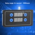 thumbnail image 4 of YF4 Adjustable Cycle Delay Adjustable Cycle Timer Relay Adjustable Cycle Timing Relay Coche Taxi Timer Relay Timer Relay Module Digital Display Timing Delay Board DC 12V, 4 of 7