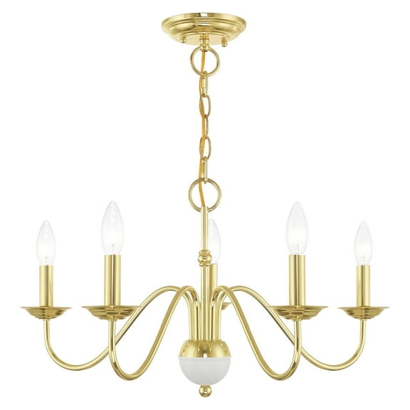 Livex Lighting - Windsor - 5 Light Chandelier in Traditional Style - 24 Inches