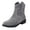 Grey, variant on Women's Short Cowboy Boots Wide Calf Western Boots With Low Heel Ankle Boots Dress Country Concert