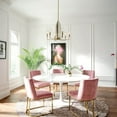 thumbnail image 4 of Kichler Kimrose 27" Wide Six Light Modern Brass Finish Chandelier, 4 of 7