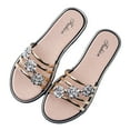 thumbnail image 1 of DPTALR Chaussons à Bout Rond pour Femmes Vêtements d'Extérieur Chaussures de Plage d'Été, 1 of 3