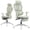 Green, variant on Hforesty Ergonomic Home Office Chair with Retractable Footrest & 4D Armrests, Reclining Mesh Chair with Lumbar Support, Black
