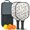 Pioneer Flower Floral, variant on Pickleball Paddles Set,Pioneer Flower Floral Print Pattern Fiberglass Surface Pickleball Racket Set with 2 Indoor Outdoor Pickleball Balls and Pickleball Bag,Pickle-ball Equipment