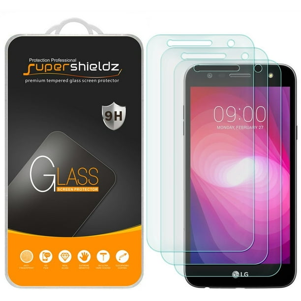 [3Pack] Supershieldz for LG X Charge Tempered Glass Screen Protector