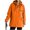Orange, variant on Women's Zipper Hoodie with Pockets Adjustable Drawstring Long Sleeves Camping Athletic Jacket XL