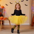 thumbnail image 6 of Tutu Skirt for Girl 3 Layers Tulle Ballet Skirt, Elastic Waist Fluffy Princess Tutu, Toddler Kids Dance Dress Up Costumes, 6 of 7