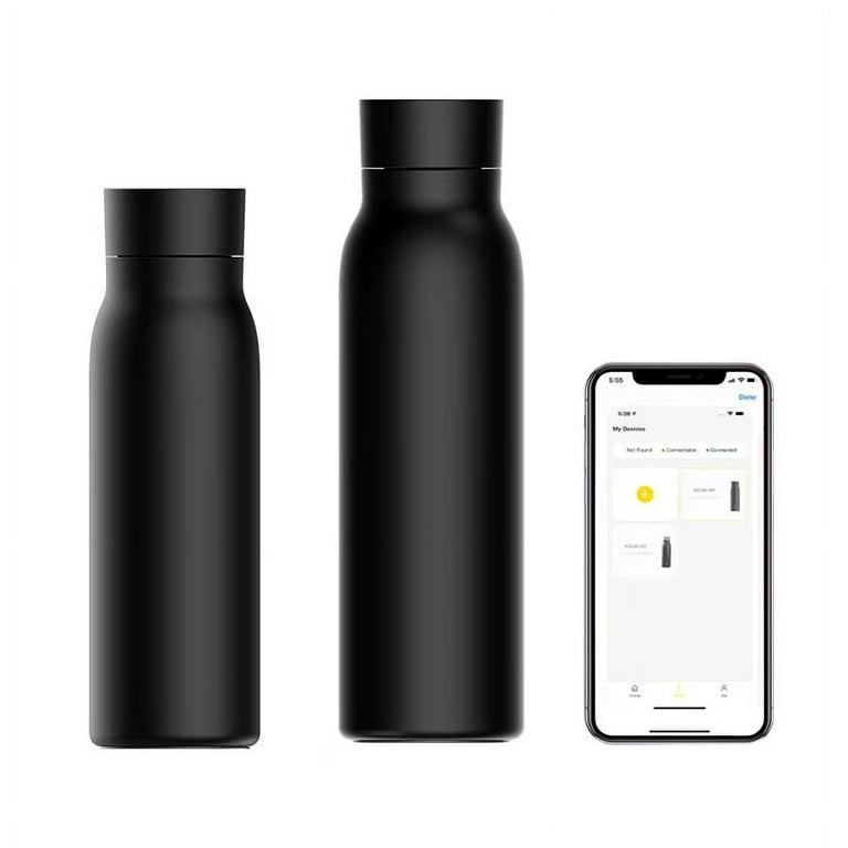 Water bottle with SMART temperature indicator – RATIO