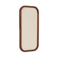 thumbnail image 4 of Kate and Laurel Hutton Transitional Wall Pinboard, 12 x 24, Dark Walnut, Modern Rounded Rectangle Wall Organizer for Use as Cork Board, Vision Board, or Bulletin Board, 4 of 8